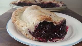 Black Raspberry Pie Recipe - Made From Berries We Picked Right from Home