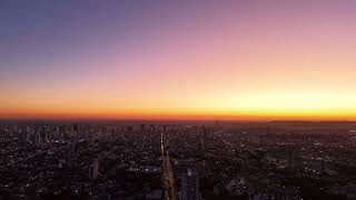 Motion lapse over Chapecó -SC