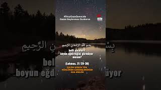 Allah gerçektir, insanların Allah dışında taptıkları uydurmadır (Lokman, 31/29-30) Quran (31:29-30)