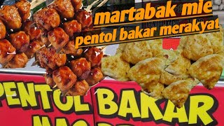 Martabak Mie dan pentol bakar murah meriah street Food gresik