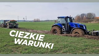 Dzień z życia placowego * wtopa * ciąg dalszy rozsiewania nawozu