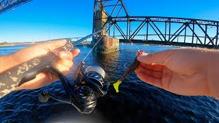 Fishing Bridges for Striped Bass - Striper and Perch Catch + Cook