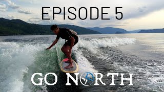 RVing in Canada - Shuswap Lake Wake Surfing & Lake Louise Avalanches | Go North Ep 5