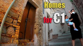 I saw 1 euro homes in Biccari Puglia Italy