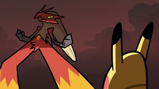 Blaziken VS Pikachu (From the Starter Pokemon Battle Royale) @TerminalMontage