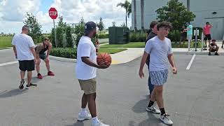 Played Basketball for the Crew in outside at @ChristFellowship.Church