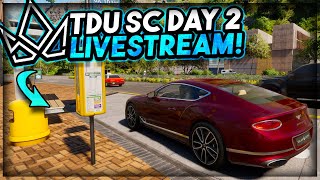 TEST DRIVE UNLIMITED SOLAR CROWN LIVE! (DAY 2!)