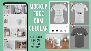 COMO APLICAR LOGO EM CAMISETA USANDO O CELULAR (MOCKUP)