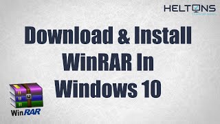 How to Download & Install WinRAR in Windows 10