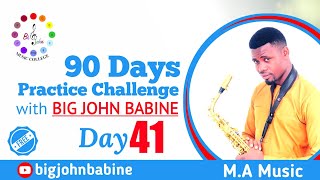 Day 41 of 90 days Practice Challenge #bjbpracticechallenge #shorts #saxophone