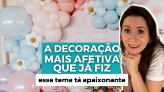 A FESTA MAIS AFETIVA QUE JÁ FIZ | Esqueci de encomendar os doces | Mania de Fita