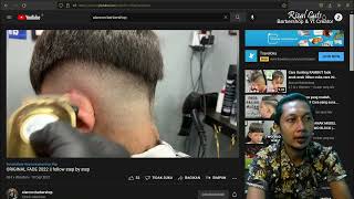 ORIGINAL FADE 2022 🔥🔥🔥follow step by step - REACTION POTONG RAMBUT #AlarconBarbershop