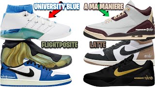 AIR JORDAN 17 LOW UNIVERSITY BLUE, A MA MANIERE AJ 3, AJ1 LOW ROYAL, KOBE 9 GIFT OF MAMBA + MORE