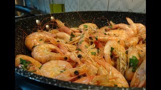 ЭТО НАДО ПОПРОБОВАТЬ!!САМЫЕ ВКУСНЫЕ КРЕВЕТКИ С ЧЕСНОКОМ/GAMBAS/рецепт от Марины