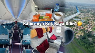 Review PESAWAT BARU Garuda Indonesia!! | Palembang - Jakarta (PK-GUE)