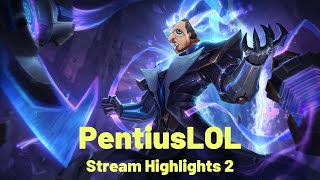 PentiusLOL Stream Highlights 2 || Grandmaster Support