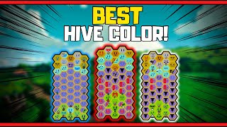 Which Is The BEST Hive Color In Bee Swarm Simulator! | Beginner's Tutorial | Roblox |