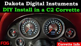 How To Install Dakota Digital Instruments in a C2 Corvette