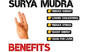 SURYA MUDRA | BENEFITS #health #mudras #shorts