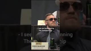 conor McGregor to cowboy : ladies first 🤣 #ufc #mma