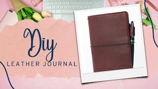 Gift Idea Make a DIY Leather Journal