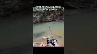 Spot pedalaman kalimantan nih booss #mancing #fishing