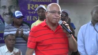 Discurso de Rafael Abreu en el Barrio Duarte V.A-