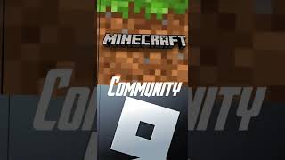 Minecraft Vs Roblox|#shorts #gaming