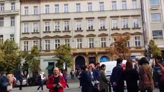 Wenceslas Square. Prague. Czech Republic. 2015-10-05