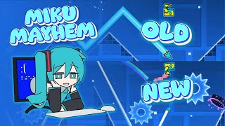 Replaying my OLD "Miku Mayhem" layout from Geometry Dash 2.11!