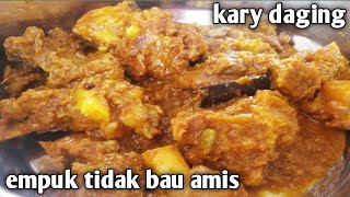 INI BENER2 BUMBUNYA KENTAL MERESAP ENAK BANGET!! DAGINGNYA  EMPUK TIDAK AMIS  RESEP KARI DAGING