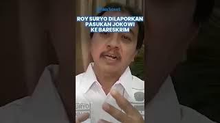 Pasukan Bawah Tanah Jokowi Laporkan Roy Suryo ke Bareskrim Imbas Sebut Fufufafa Milik Gibran