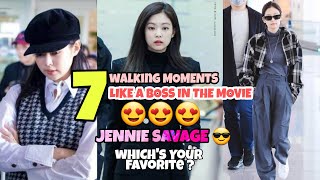 Jennie - Like a Boss In The Movie || Pretty Savage | Slowmotion | Airport |