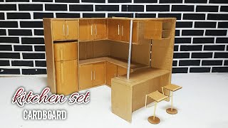 How to make kitchen set Cardboard