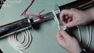 Knot Instruction -Tying Hitches: Timber; Two Half-Hitches and Tautline