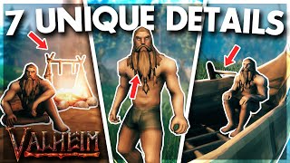 7 UNIQUE DETAILS in Valheim (Valheim Tips & Tricks)