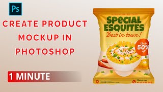 How to Create Product Mockup In Photoshop | Quickest Way Create Product Mockup in Photoshop cc