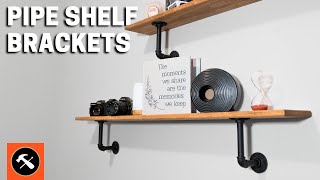 How to Install Pipe Shelf Brackets | Builder's Studio | Osborne Wood