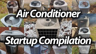 Air Conditioner Startup Compilation | 30 Startups