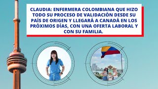 Enfermera latina llega a Canadá 🇨🇦 con oferta laboral