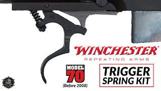 Winchester Model 70 Trigger Adjustment Spring Kit Installation by MCARBO (Before 2008)