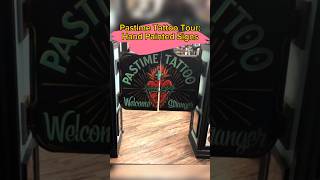 Pastime Tattoo💉 : Our Hand Painted Signs 🖌️ #youtubeshorts #tattoos #signpainting