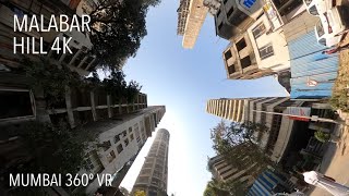 4K 360º Drive in SoBo's Malabar Hill [VR]