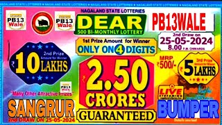 Nagaland State Dear 500 BI Monthly Lottery Result 25.05.2024 | new lottery ticket | nagaland lottery