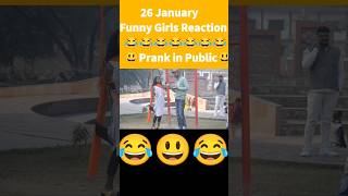 26 January Kyu Manate Hai Part-2 | Funny Girls Reaction 😂 #shorts