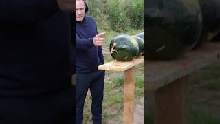 Will 10 Melons stop a Glock 17 bullet? #bulletproof #shorts