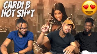 😂DO BETTER!!! Cardi B - Hot Sh*t feat. Kanye West & Lil Durk [Official Music Video] | REACTION