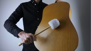 Making a beat with only an acoustic guitar