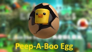 ROBLOX Egg Hunt 2017 How to get the Peep A Boo Egg