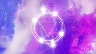 Symbol Animated with Space Background // Start Wearing Purple // Infinite Loop